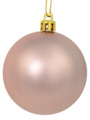 Gold, Champagne & Rose Gold Metallic & Matte Christmas Baubles - 12 x 60mm