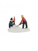 Winter Christmas Fun on Ice & Snow Christmas Village Figurines - 8 Piece Set