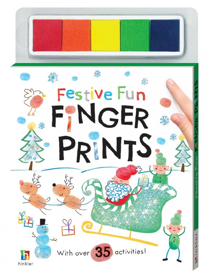 Festive Fun Finger Prints Activity Book