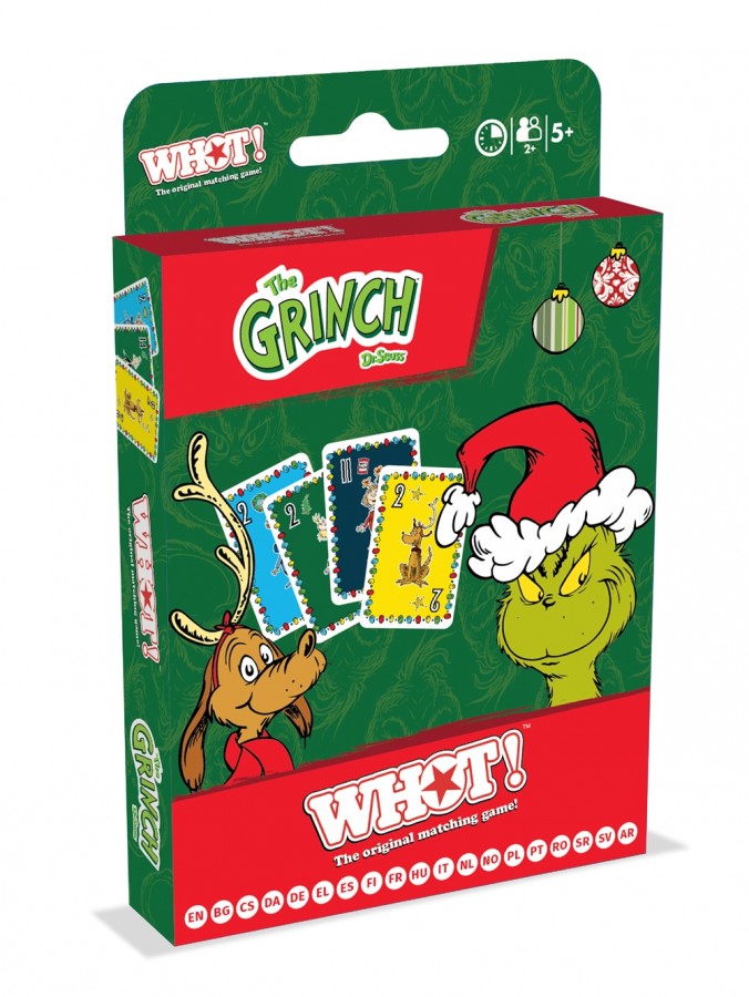 Official Dr. Seuss The Grinch WHOT! Card Game | Fast-Paced Matching Game