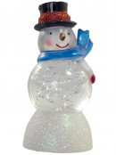 LED Colour Changing Snowman Ornament - 85mm