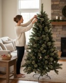1.8m Dawn Dew Artificial Christmas Tree | 616 Tips & 43 Pine Cones