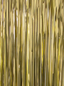 Metallic Gold Christmas Tinsel Lametta Icicles - 300 strands