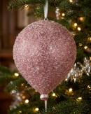 20cm Pastel Pink Sugar Balloon Whimsical Large Display Ornament