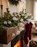 1.8m Iridescent Soap Bubble Christmas Vine Garland | 36 Baubles
