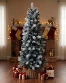 2.3m Gray River Arctic Artificial Christmas Tree | 1028 Grey & White Tips