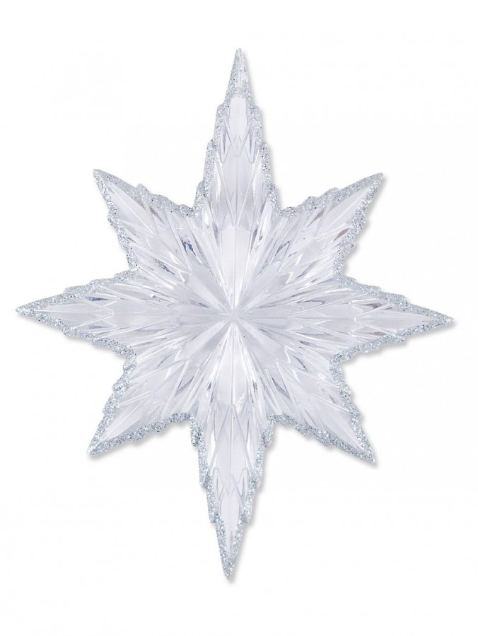 8 Point Star Hanging Ornament - 12cm