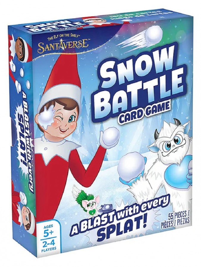 Elf On The Shelf Santaverse Snow Battle Christmas Card Game - 2 To 4 Players