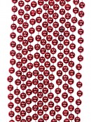 4.5m Shiny Red Christmas Bead Garland