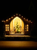 35cm Vigil Of The Nativity Animated & Musical LED Christmas Village Scene