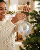 Soap Bubble Iridescent Bauble Large Display Bauble | 20cm