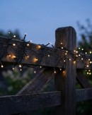 200 Warm White LED Solar String Fairy Lights 8 Function | 20m