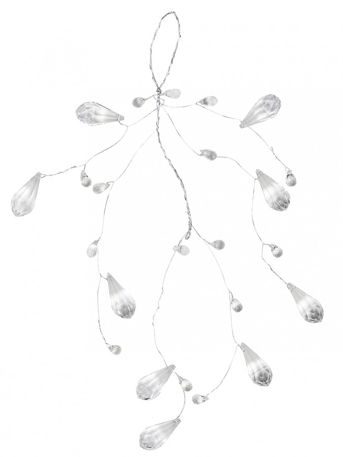 Celestial Clear Crystal Statement Poseable Teardrop Spray | 28cm