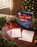 Official Elf On The Shelf: Letters To Santa Kit | 12 Piece Shrinkable Ornament Set