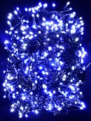 1000 Blue & Cool White LED 50m String Fairy Light