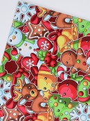 Assorted 3m x 70cm Christmas Decor, Icon & Motto Paper Gift Wrap