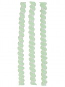 1.3m Green & White Swirl Christmas Tree Wired Garland