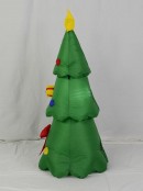 Decorated Conical Christmas Tree Illuminated Inflatable Display - 1.3m