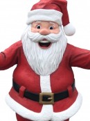 1.8m Greeting Jolly Santa Claus Life Size Resin Ornament