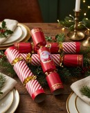 50x Jolly Santa & Candy Cane Stripe Christmas Bon Bons (Crackers) | 31cm