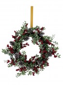 Matte Gold Metal Front Door Wreath Hanger | Heavy Duty Over The Door Hook