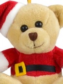 My Buddy Christmas Bear Cute & Cuddly Hanging Plush Toy Decoration - 12cm