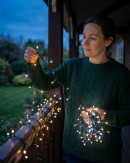 500 Warm & Cool White LED String Fairy Lights 8 Function With Timer | 25m