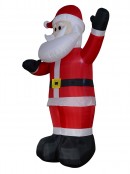 Gigantic Standing & Waving Santa Illuminated Christmas Inflatable Display - 4m
