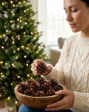 Natural Raw Jersey Pitch Pinecones | 150g