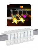 50 Reusable Outdoor Gutter Hooks Christmas Lights Accessory