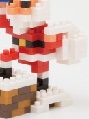 Nanoblocks Santa Claus On The Chimney Christmas Toy - NBC_127 160 Piece