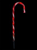 4 Large LED Candy Cane Pathway Stakes - 3m