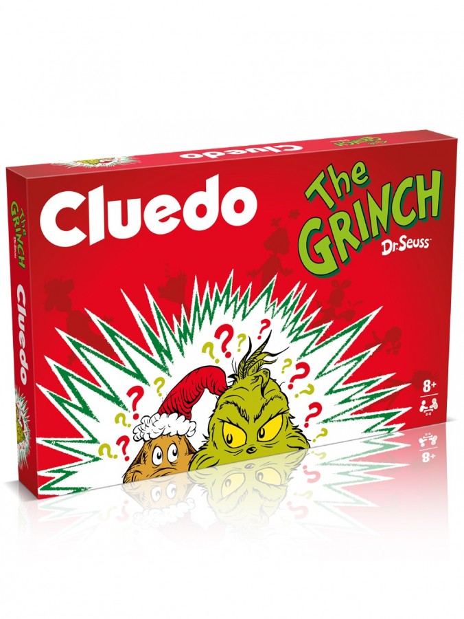 Dr. Seuss's The Grinch Edition Cluedo Family Christmas Game -  2 to 6 Players  