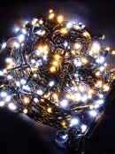 300 Warm & Cool White LED 15m String Fairy Light