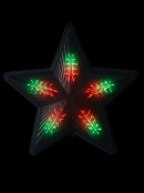 Multi Colour LED Five Point 3D Digital Star Display - 50cm