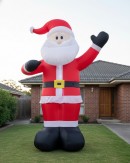 4m Gigantic Greeting Santa | LED Outdoor Inflatable