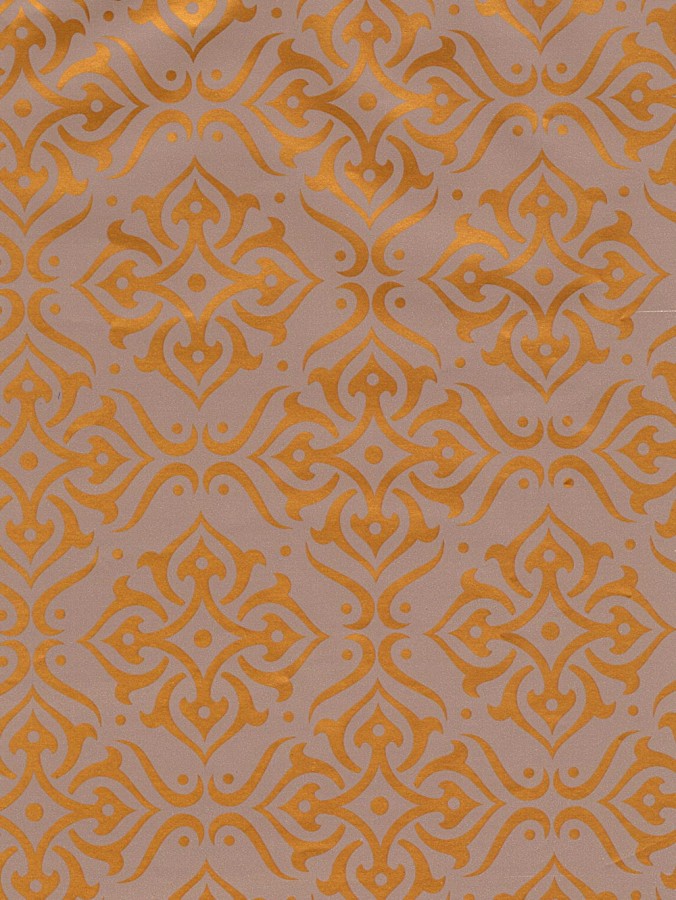 Gold Pattern Christmas Wrapping Paper - 50m