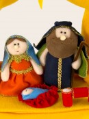 Childrens Felt Manger Setting Nativity Scenes - 25cm