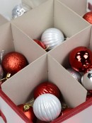 Bauble & Christmas Decorations Storage Box - Fits Up To 270 x 60mm Baubles