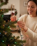500 Multi Serene Colour LED String Fairy Lights 8 Function With Timer | 25m