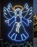 1.1m Dynamic Angel Of Bethlehem Outdoor Christmas LED Rope Light Display