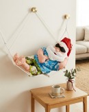 65cm Hanging Summer Santa Hammock Outdoor Nylon Christmas Decoration