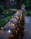 300 Warm & Cool White LED String Fairy Lights 8 Function With Timer | 15m
