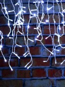 360 Snowing Cool White LED 8m Icicle Light