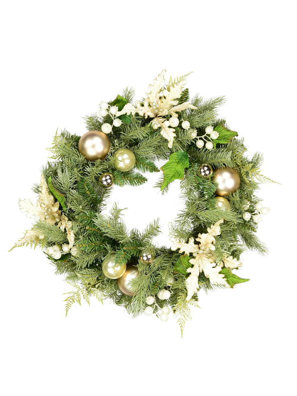 Pre-decorated Antique Gold Wreath - 60cm | Product Archive | Buy online ...