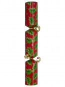 Red With Green Holly Leaf Bon Bons - 50 x 28cm