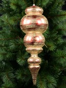 55cm Apple Red Ellipsoid Baubles Icicle Large Display Finial
