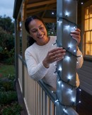500 Cool White LED Solar String Fairy Lights 8 Function | 50m
