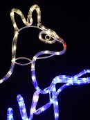 Merry Aussie Christmas Coat Of Arms LED Rope Light Silhouette - 1.93m