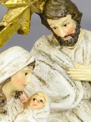 Small Nativity Scene With Mary, Joseph, Baby Jesus & Star - 11cm